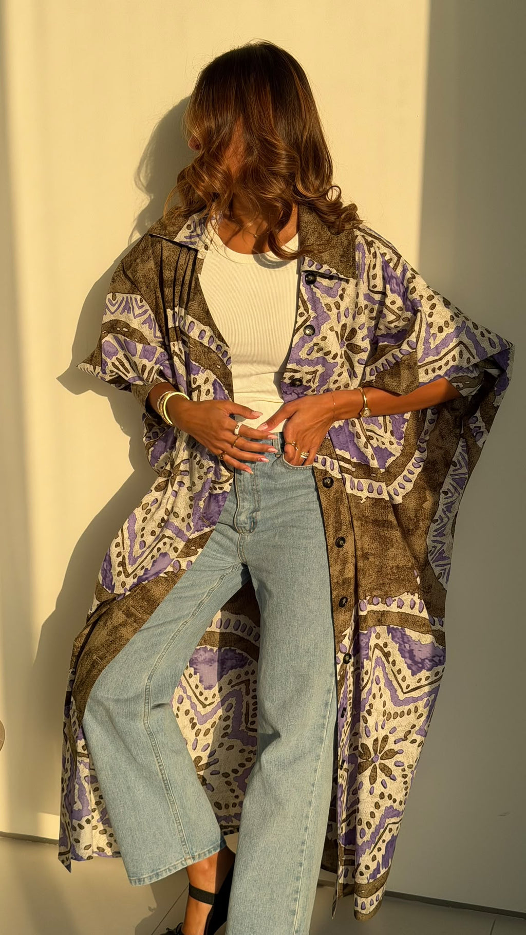 Lavender Khaki Maxi