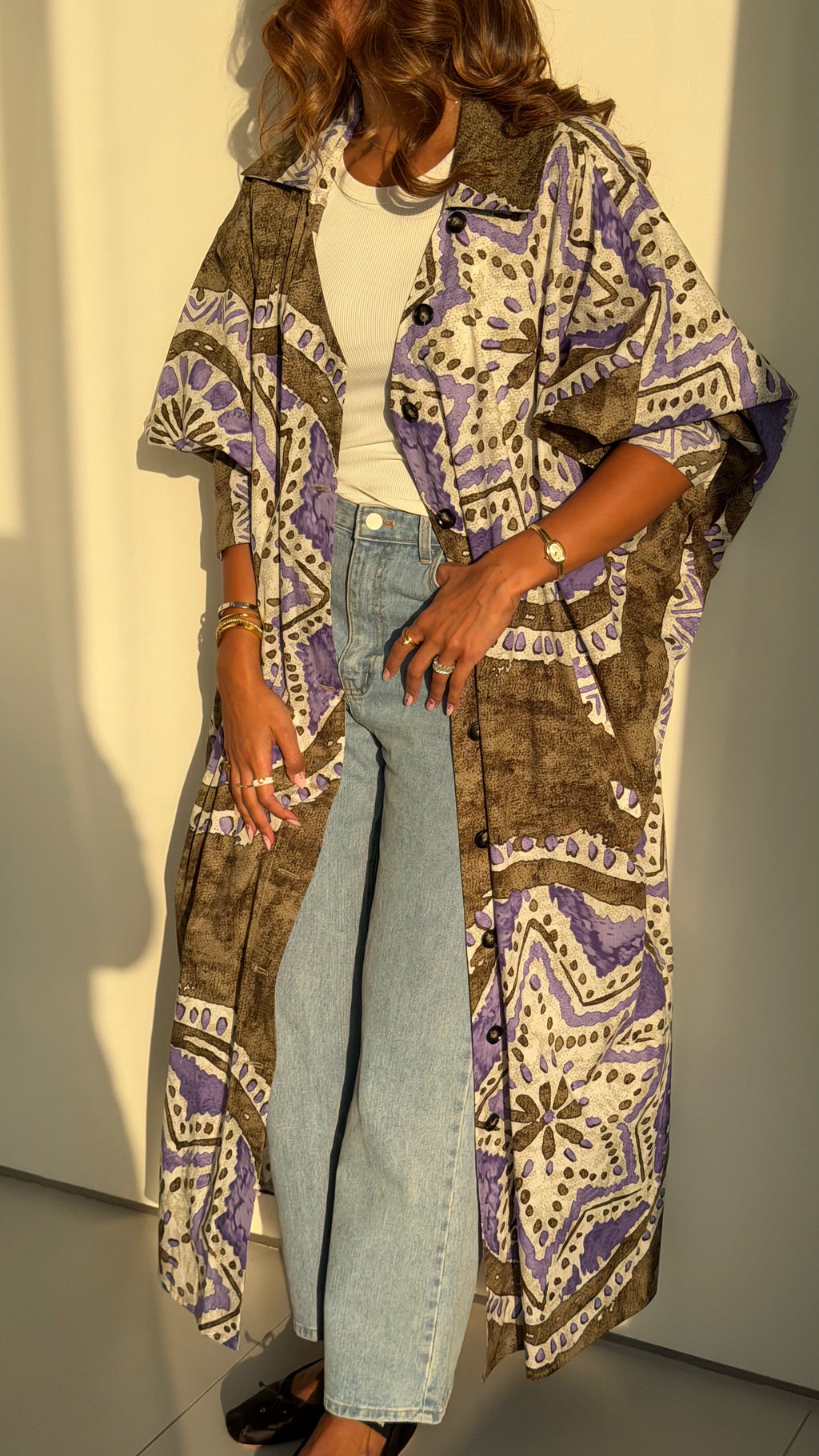 Lavender Khaki Maxi