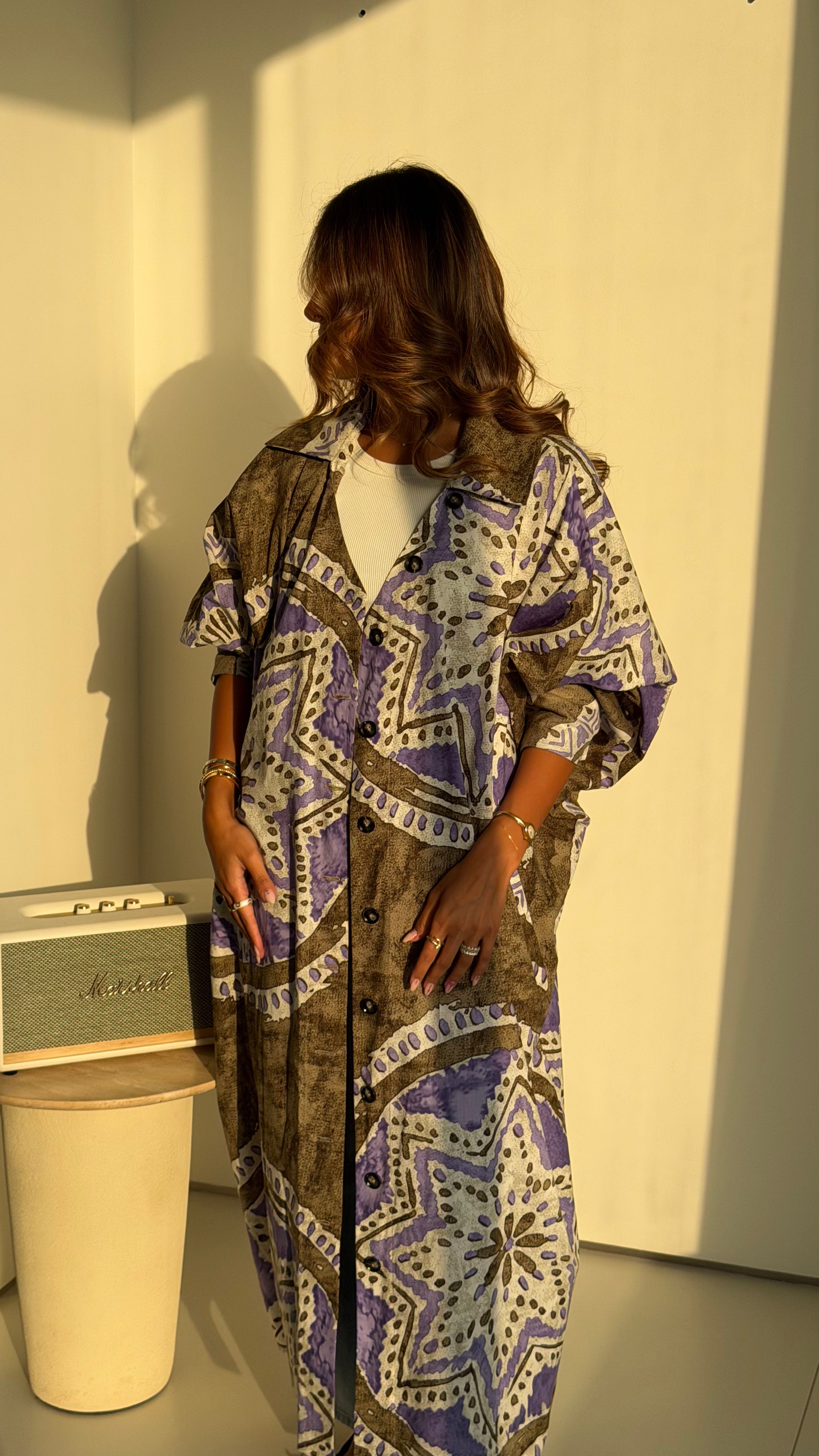 Lavender Khaki Maxi