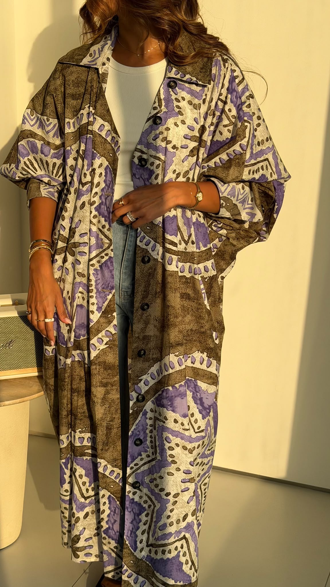 Lavender Khaki Maxi